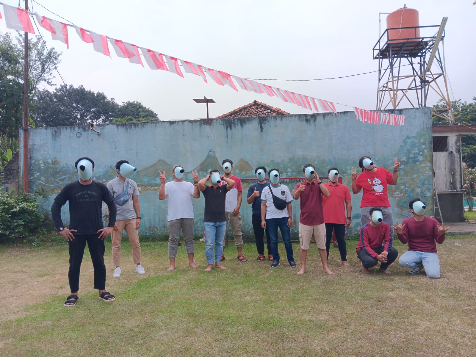 Lomba Cerong kertas Orangtua Murid